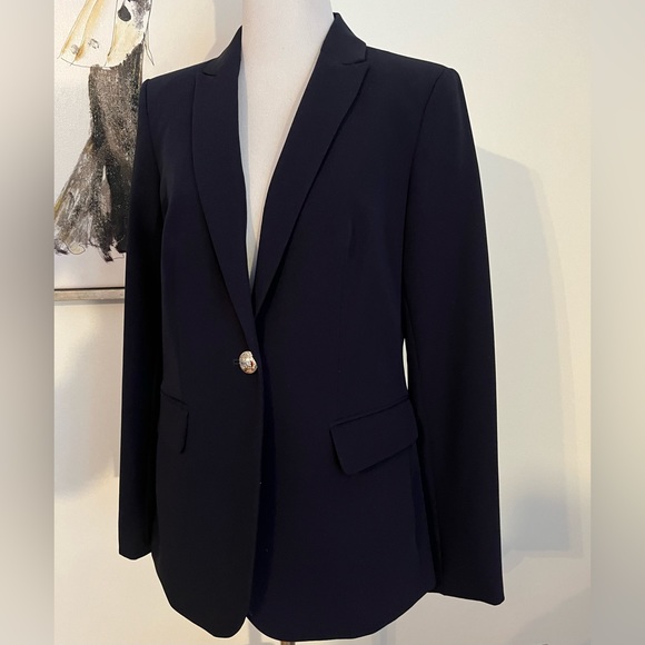 Tommy Hilfiger Jackets & Blazers - Tommy Hilfiger Women's Navy Blue Blazer Size 6